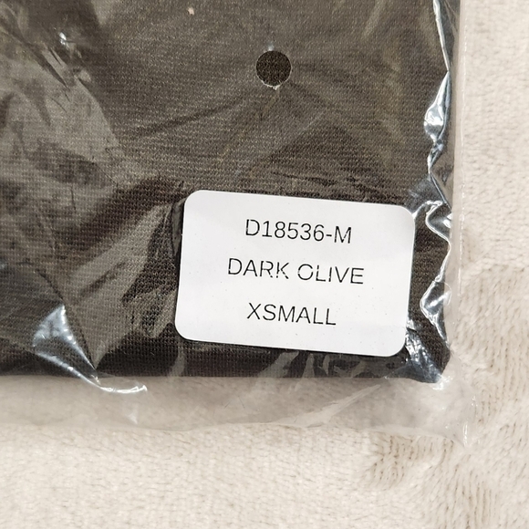 Heatherly Astrid Ruched Dress Dark Olive Green Size XS - Picture 3 of 10